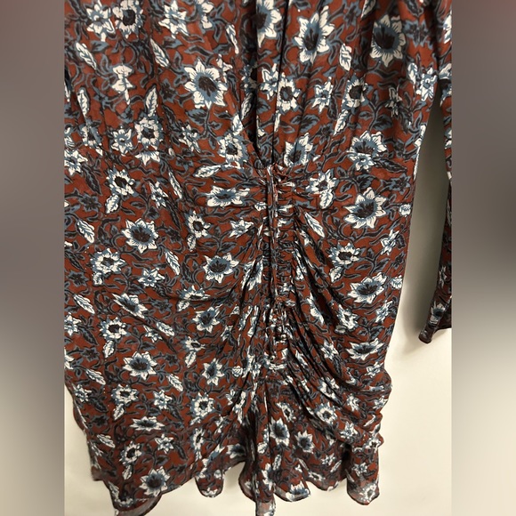 Veronica Beard Anjali Floral Mini Dress size 16 - Picture 4 of 8